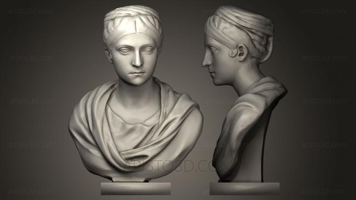 Busts and heads antique and historical (BUSTA_0170) 3D model for CNC machine